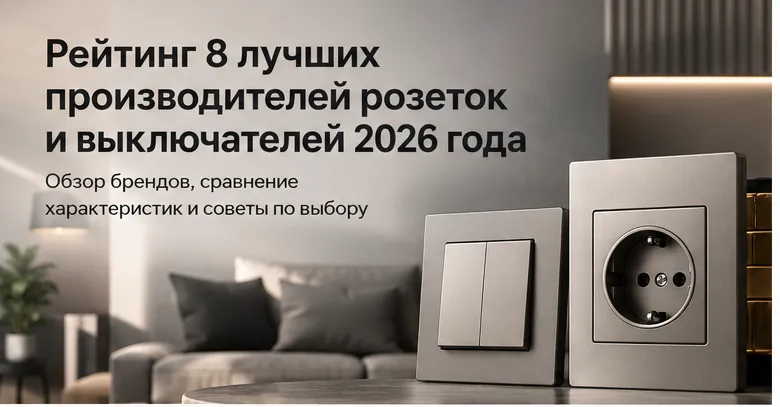 Топ-8 брендов розеток и выключателей: рейтинг для дома и офиса